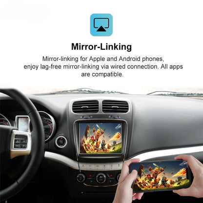 Wireless Apple CarPlay for Dodge Uconnect 8.4"Charger SRT8 CarPlay Kit Android Auto Mirror-Link Reserve Camera Retrofit