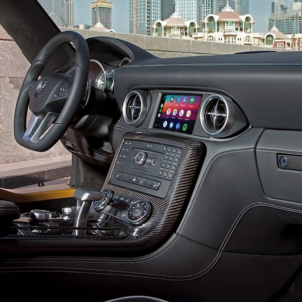 [TOUCH] Mercedes-Benz SLS-Class E-Class – Touch Overlay Apple CarPlay & Android Auto Integration for NTG4.0 with COMAND