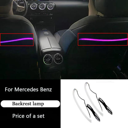 64 Colors Ambient Light For Mercedes Benz A-class W177 / CLA W118 / B-class W247 2019-2025 LED Car Neon Lamp Automotive Interior Decoration
