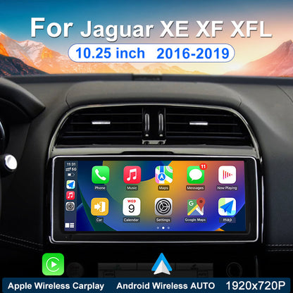 Dual System Android Car Radio Multimedia Player For Jaguar XE, XF, XFL Stereo 2016-2019 GPS Navigation, Carplay, WIFI, Main Unit