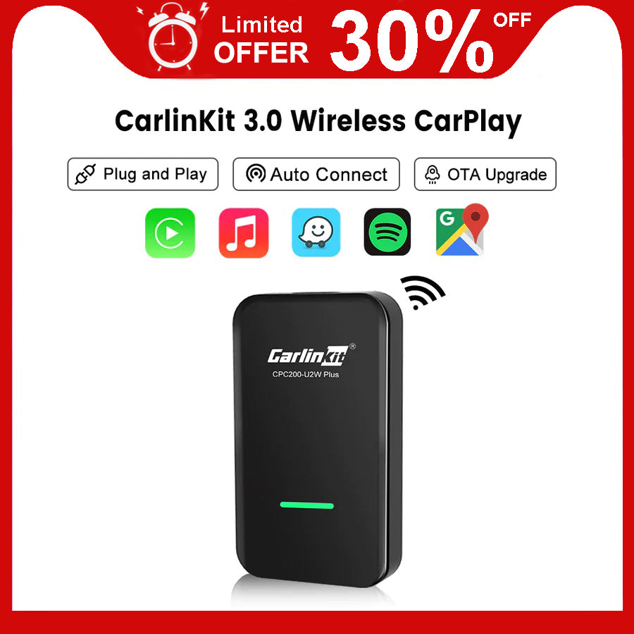 Carlinkit 4.0 Wireless CarPlay Adapter for Factory wired carplay cars