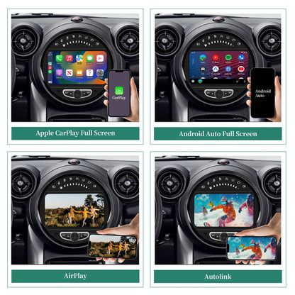 8" For Mini Cooper Mini Hatch/Hardtop 2007 - 2013 Car Radio Stereo Carplay Upgrade Screen Android Auto GPS Navigation Multimedia Player