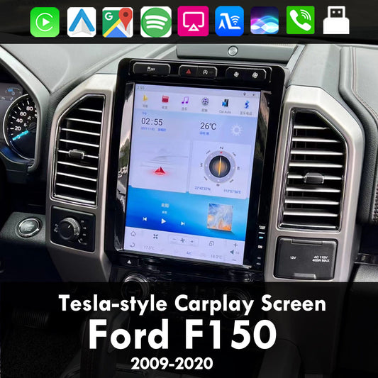 Ford F150 2009-2022 | Tesla-style Apple Carplay Screen | Car Radio SAT NAV  Android Auto