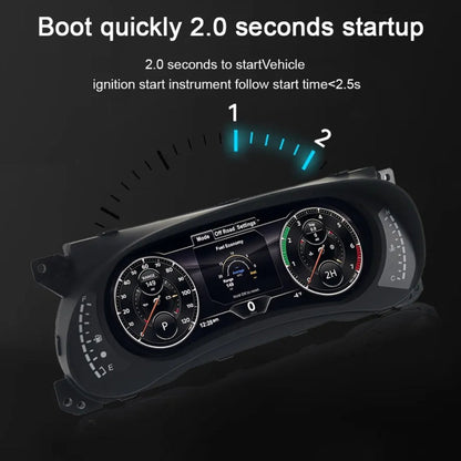 12.3" LCD Digital Dashboard Cluster For Jeep Wrangler 2010-2018 Car Panel Speedometer Virtual Cockpit