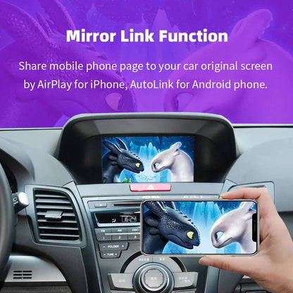 For Acura ILX / RDX / ZDX / TL / MDX (2007â€?013) â€?Wireless CarPlay & Android Auto Upgrade | Plug & Play Interface for Factory Screen Carputech