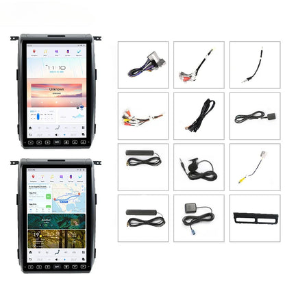 For Ford F150 2009-2012 Car Radio Stereo Carplay Upgrade Tesla Style Screen 14.4" Qualcomm Android Auto GPS Navigation Multimedia Player