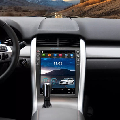 12.1" Qualcomm For Ford Edge 2008-2014 Car Radio Stereo Carplay Upgrade Tesla Style Screen Android Auto GPS Navigation Multimedia Player
