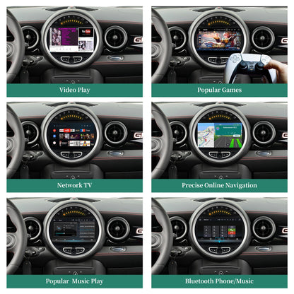 8" For Mini Cooper Mini Hatch/Hardtop 2007 - 2013 Car Radio Stereo Carplay Upgrade Screen Android Auto GPS Navigation Multimedia Player