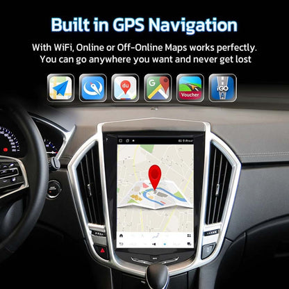 10.5" Qualcomm For Cadillac ATS CTS XTS SRX Escalade 2013-2018 Car Radio Stereo Carplay Upgrade Tesla Style Screen Android Auto GPS Navigation Multimedia Player