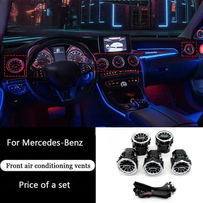 64 Colors Ambient Light For Mercedes Benz A-class W177 / CLA W118 / B-class W247 2019-2025 LED Car Neon Lamp Automotive Interior Decoration