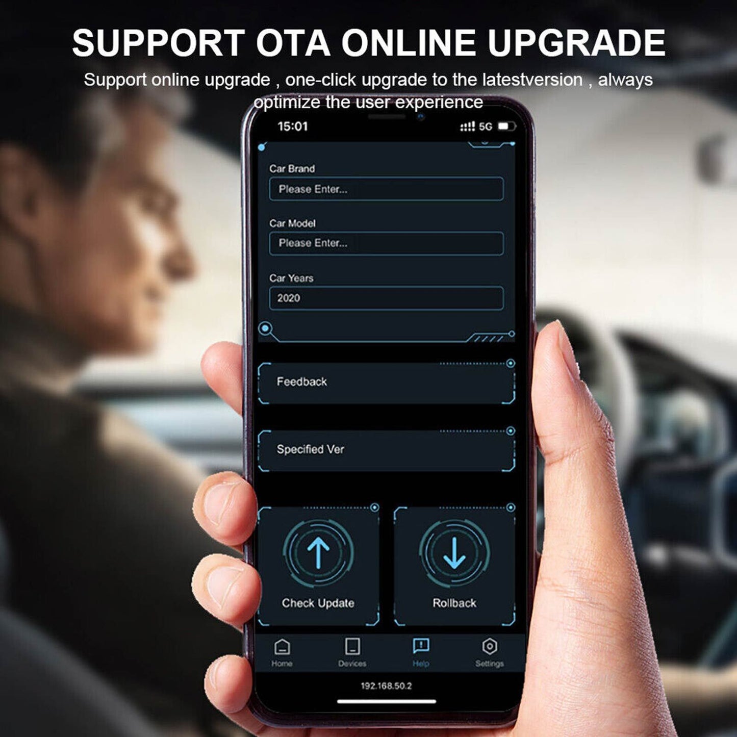 Carputech 5.0 - Upgrade Your Car Wired Carplay Android Auto to Wireless CarPlay and Android Auto