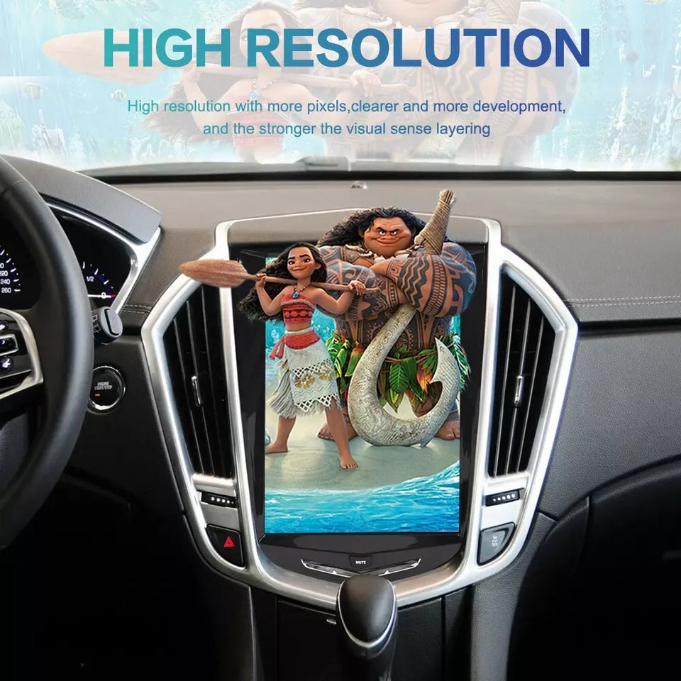 10.5" Qualcomm For Cadillac ATS CTS XTS SRX Escalade 2013-2018 Car Radio Stereo Carplay Upgrade Tesla Style Screen Android Auto GPS Navigation Multimedia Player