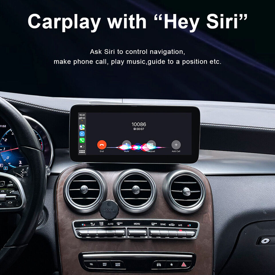 Full Screen Wireless CarPlay AA For Mercedes Benz A B C E CLS CLA GLA GLB Class NTG5.5 NTG 6.0 MBUX 2018-2022 With Mirror Link Airplay