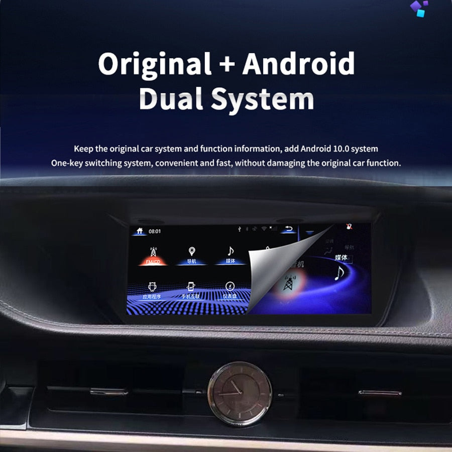 128GB Android Multimedia Video Player Carplay For Lexus ES 300h 250 350 300 ES330 ES350 Autoradio GPS Radio 1920*720 IPS Screen