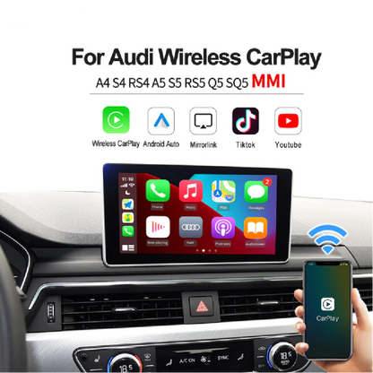 2022 Wireless Apple Carplay Module Android Auto Interface Retrofit For Audi Carplay A4 S4 A5 S5 RS5 Q5 MMI Multimedia