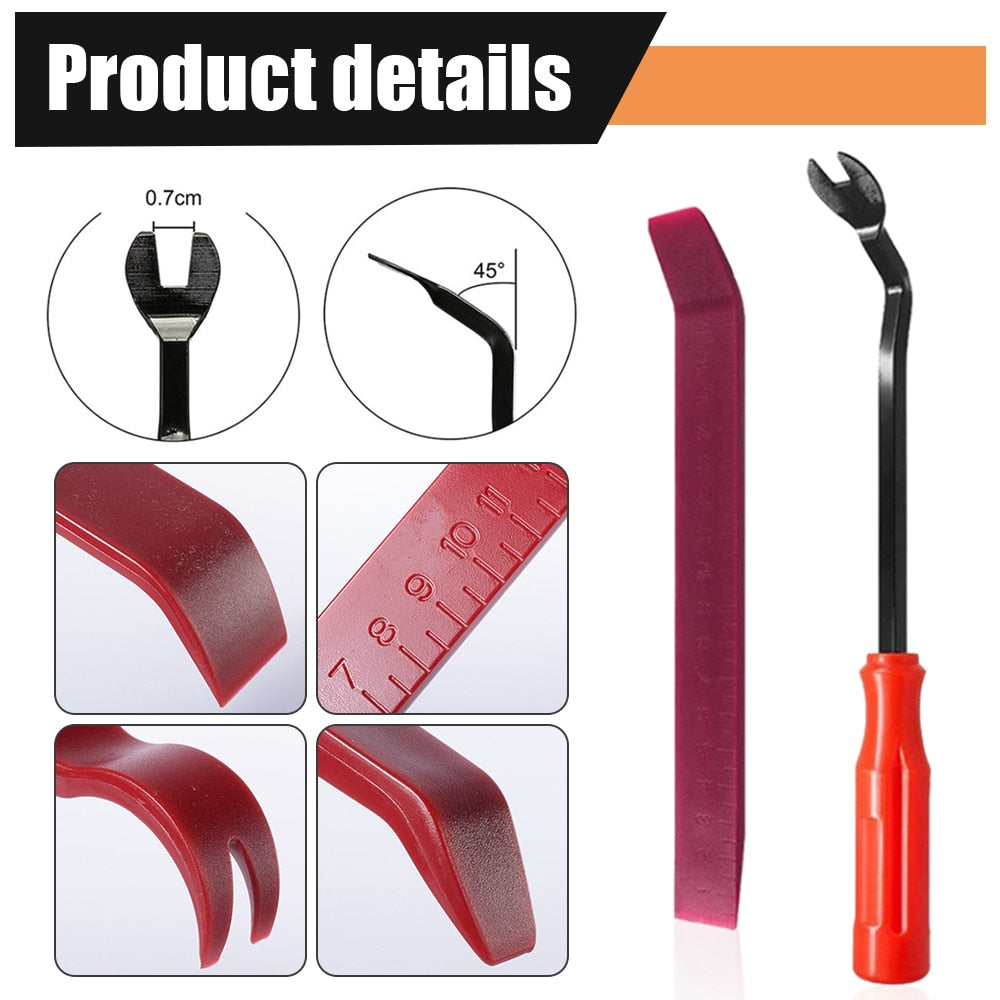 Car Audio Disassembly Tools Door Clip Panel Trim Removal Tools Kits Car Interior Plastic Disassembly Seesaw Conversion Tool