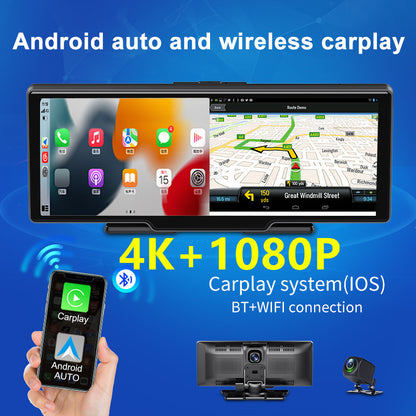 Add Apple wireless Carplay/AndroidAuto to your car - Tachograph Car Camera 10.26 Automatic Touch Smart Screen