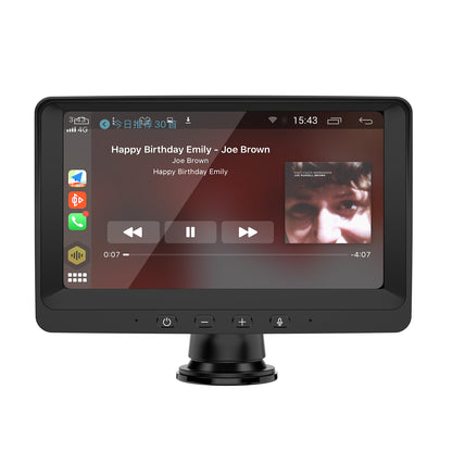 7 Inch Linux Touch Screen Portable Android Auto Wireless Apple CarPlay Tablet Stereo Multimedia Bluetooth