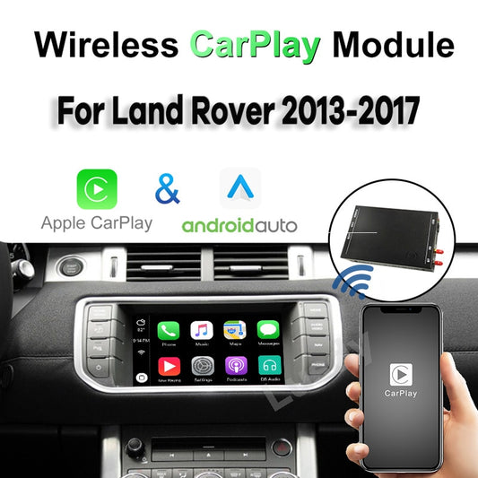 Wireless CarPlay Android Auto for Jaguar XE XF Land Rover Evoque Discovery 4 Module Box Multimedia Video Interface Decoder